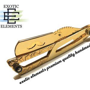 Gold Barbershop Straight Edge Shaving Razor Blade